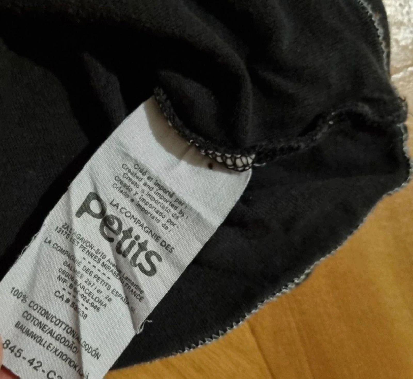 Zwarte tanktop La Compagnie des Petits rechte hals maat 10 jaar – photo 4